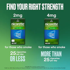 Nicorette Lozenges Smoking Cessation Product, Nicotine for Adults Who Smoke Less Than 25 Cigarettes Daily, Discreet Quit Smoking Aid, Sucrose-Free, Fruit Flavoured, 2mg, 160 Count
