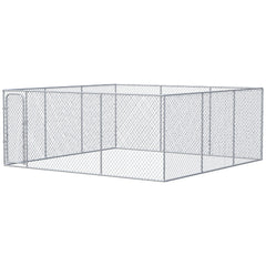 172.2 Sq. Ft. Dog Playpen Outdoor with Galvanized Steel Frame, for Small and Medium Dogs, 13' L x 13' W x 5.9' H