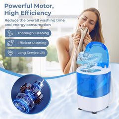 5.5 lbs Portable Semi Auto Washing Machine