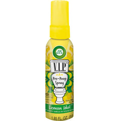Airwick VIPOO Toilet Pre-Poop Spray, Lemon Scent, 55 ml