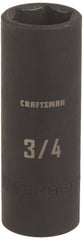 CRAFTSMAN Deep Impact Socket, SAE, 1/2-Inch Drive, 3/4-Inch (CMMT16061)