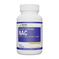 Westcoast Naturals Amino Acid N-Acetyl-L-Cysteine Capsule, 500 mg