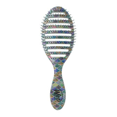 Wet Brush Speed Dry Hair Brush, Mermaid Tail - Vented Design and Ultra Soft HeatFlex Bristles Are Blow Dry Safe With Ergonomic Handle Manages Tangle and Uncontrollable Hair - Pain-Free