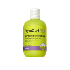 DevaCurl Supreme Defining Curl Gel Super Strong Hold No-Crunch Styler, Sulfate Free Hair Gel for Curly, Medium to Coarse Waves and Coils