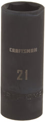 CRAFTSMAN® 1/2 in. Drive, 21mm Metric Deep Impact Socket (CMMT16081)