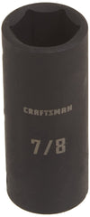 CRAFTSMAN Deep Impact Socket, SAE, 1/2-Inch Drive, 7/8-Inch (CMMT16063)