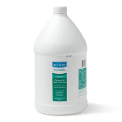 Medline Remedy Essentials Shampoo & Body Wash, 1 Gallon, pH-Balanced, Dye-Free 2-in-1 Cleanser, Gentle Daily Use for Skin & Hair, Easy Rinse, Fresh Scent