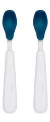 OXO Tot Feeding Spoon Set with Soft Silicone, Navy, 1 EA