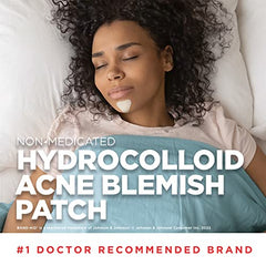 Band-Aid Hydro Seal Acne Blemish Patch - Hydrocolloid Pimple Patches, Face Pimple Spot Care - 7 Count, beige