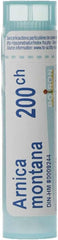Boiron Arnica Montana 200ch,Homeopathic medicine. Each tube contains 4 g (approximately 80 pellets)