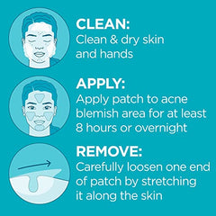 Band-Aid Hydro Seal Acne Blemish Patch - Hydrocolloid Pimple Patches, Face Pimple Spot Care - 7 Count, beige