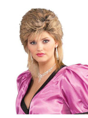 Forum Novelties Women's 80's Salon Wig-Mixed, Blonde, Standard