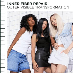 Garnier Fructis Hair Filler + Vitamin C Strength Repair Sulfate-Free Shampoo, for Weak Damaged Hair, up to 4X Less Breakage & 79% More Strength, 300ml