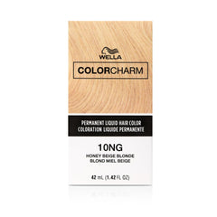 WELLA Color Charm Permanent Liquid Hair Color for Gray Coverage, 10NG Honey Blonde