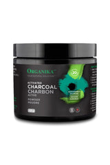 Organika Canadian-Made Activated Charcoal Powder- Food Grade, Detox Support, Teeth Whitening, Face Wash- 40g