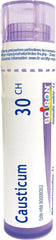 Boiron Causticum 30ch,Homeopathic medicine. Each tube contains 4 g (approximately 80 pellets)