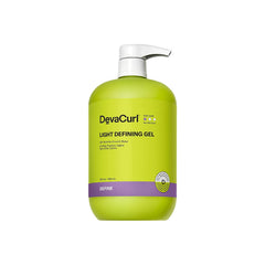 DevaCurl Light Defining Curl Gel Soft Hold for natural Texture, No Crunch Styler, Sulfate Free Hair Gel for Curly, Wavy and Coils, 946mL
