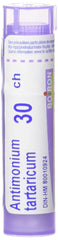 Boiron Antimonium tartaricum 30ch,Homeopathic medicine. Each tube contains 4 g (approximately 80 pellets)