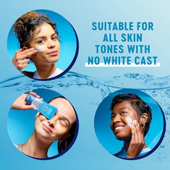 Bioré UV Aqua Rich Weightless Moisturizer with SPF 30 | Dermatologist Tested Face Cream with Invisible UV Protection | 50mL | Made in Canada