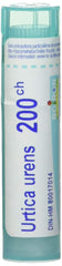 Boiron Urtica urens 200ch,Homeopathic medicine. Each tube contains 4 g (approximately 80 pellets)