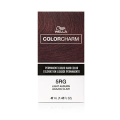 COLORCHARM Permanent Liquid Hair Color for Gray Coverage | 5RG Light Auburn | 1.42 Fl Oz | 42 ml - Packaging May Vary