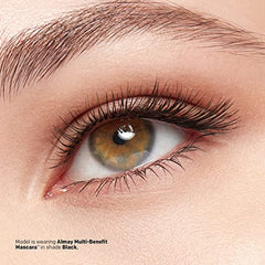 Almay Multi-Benefit Mascara, Black Brown, Ophthalmologist Tested, Fragrance Free, Hypoallergenic, 0.24 oz/ 7ml