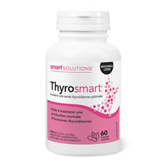 Smart Solutions Thyrosmart Vegetarian Capsules, Helps to Maintain Normal Production of Thyroid Hormones, and Supports Production and Repair of Connective Tissue. With L-Tyrosine, Gluten-Free, No Artificial Preservatives or Sweeteners, 60 Count