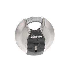 MASTERLOCK 70mm Disc Padlock, 2-3/4", Silver M40XKADCCSEN