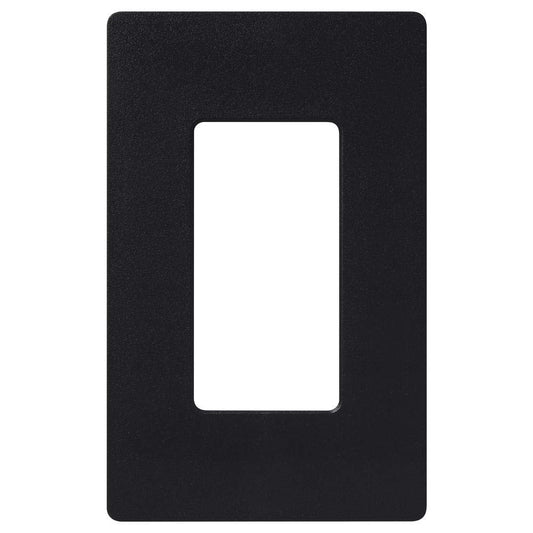Lutron Claro 1 Gang Decorator/Rocker Wallplate, Matte | SC-1-MN | Midnight