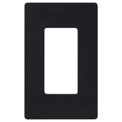 Lutron Claro 1 Gang Decorator/Rocker Wallplate, Matte | SC-1-MN | Midnight