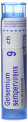 Boiron Gelsemium sempervirens 9ch,Homeopathic medicine. Each tube contains 4 g (approximately 80 pellets)