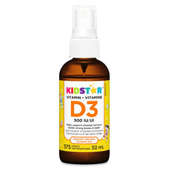 Kidstar Organic Orange Vitamin D3, 52 ML