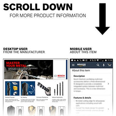 Bosch BL2183 7/8-Inch Black Oxide 1/2-Inch Red Drill Bit