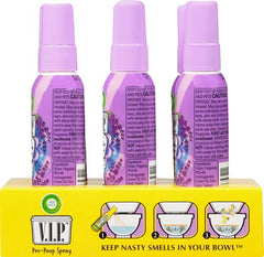 Airwick VIPOO Toilet Pre-Poop Spray, Lavender Scent, 55 ml