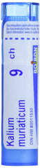 Boiron Kalium muriaticum 9ch,Homeopathic medicine. Each tube contains 4 g (approximately 80 pellets)