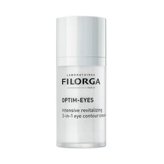 Filorga Optim-Eyes Intensive 3-in-1 Eye Contour Cream - Suitable For Senstive Eyes - With Peptides & Hyaluronic Acids - Fresh & Creamy Hydrating Texture - 15ml