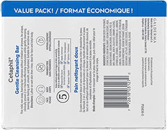 Cetaphil Gentle Cleansing Bar (3-Pack), 127g - Hydrating Foaming Face and Body Wash - For Sensitive Skin - Soap Free, Hypoallergenic - Dermatologist Recommend