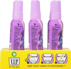 Airwick VIPOO Toilet Pre-Poop Spray, Lavender Scent, 55 ml