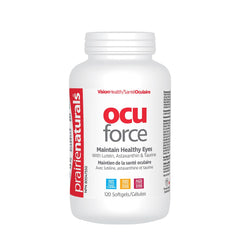 Prairie Naturals Ocu-Force Vision Support with Lutein, Astaxanthin, Taurine, Vitamins & Minerals Softgel - 120 Count