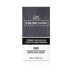 COLORCHARM Permanent Liquid Hair Color for Gray Coverage| 050 Cooling Violet| 1.4 Fl oz.