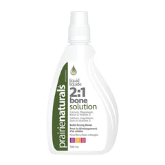 Prairie Naturals Liquid ionic bone solution 2:1 500 Milliliter