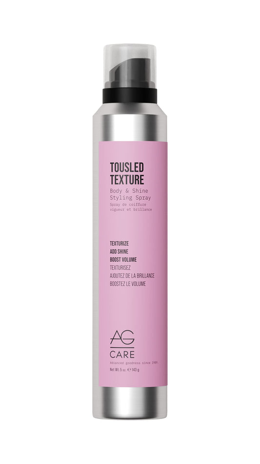 AG Care Tousled Texture Body & Shine Finishing Spray – Lightweight Texturizing Mist for Volume & Shine 5 Oz