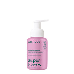 ATTITUDE Foaming Hand Soap, Made in Canada, EWG Verified, Dermatologically Tested, Plant and Mineral-Based, Vegan, White Tea Leaves Scent, 295 mL