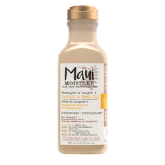 Maui Moisture Strength & Length + Castor & Neem Oil Conditioner, Curly Hair Product for Dry, Damaged Hair, 385 mL