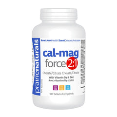 Prairie Naturals Cal-mag force 2:1-180 tabs