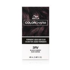 WELLA Color Charm Permanent Liquid Hair Color for Gray Coverage, 3RV Black Cherry
