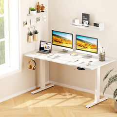 55 inches x 28 inches Universal Tabletop for Standard and Standing Desk Frame-Natural