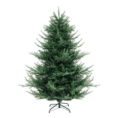 6 FT Pre-Lit Hinged Christmas Tree with 778 PVC and PE Tips, 240 Warm White LEDs and 8 Modes