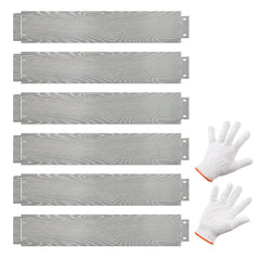 6-Pack 20 FT Galvanized Metal Landscape Edging for Lawn Yard(Patented)
