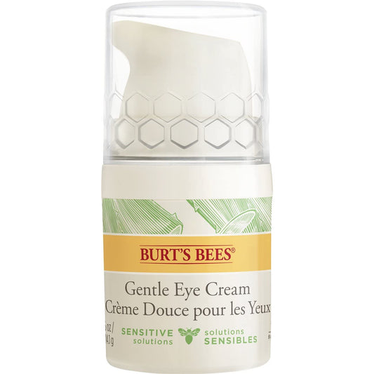 Burt's Bees Eye Cream for Sensitive Skin with Cotton Extract 98.9% Natural Origin, Developed with Dermatologists, 14.1g